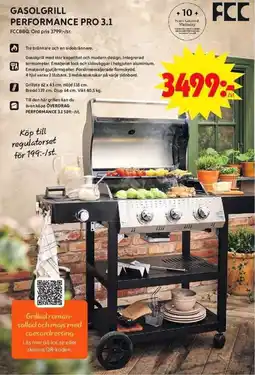 ICA Maxi FCCBBQ Gasolgrill performance pro 3.1 erbjuda
