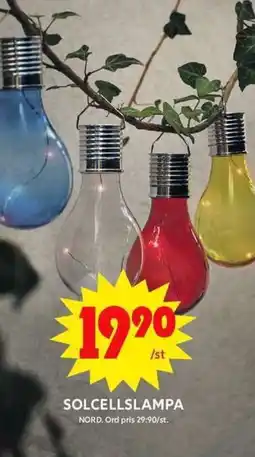 ICA Maxi Solcellslampa erbjuda