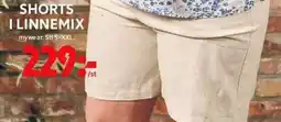 ICA Maxi Shorts i linnemix erbjuda