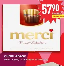 Willys MERCI Chokladask erbjuda