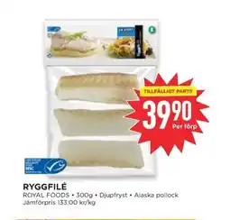 Willys ROYAL FOODS Ryggfilé erbjuda