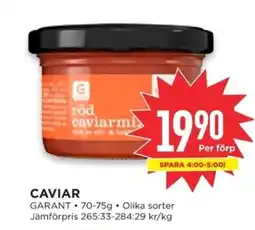 Willys GARANT Caviar erbjuda