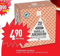 Willys GARANT Pyramidte 20-pack erbjuda