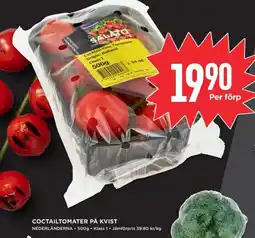 Willys Coctailtomater på kvist erbjuda