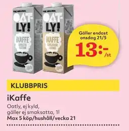 Hemköp OATLY Ikaffe erbjuda