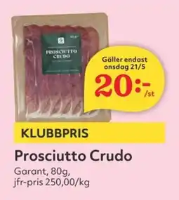 Hemköp GARANT Prosciutto crudo erbjuda