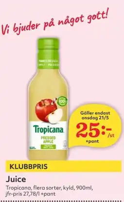 Hemköp TROPICANA Juice erbjuda