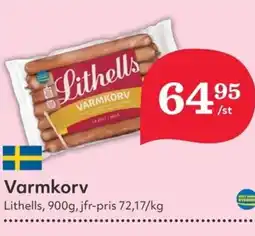 Hemköp LITHELLS Varmkorv erbjuda