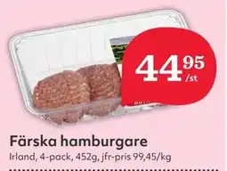 Hemköp Färska hamburgare erbjuda