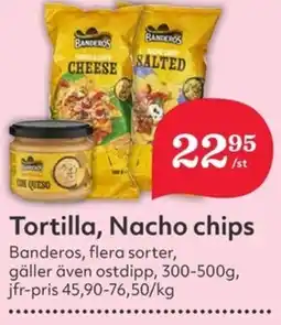 Hemköp BANDEROS Tortilla, nacho chips erbjuda