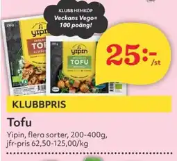 Hemköp YIPIN Tofu erbjuda