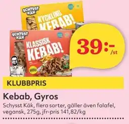 Hemköp Kebab, gyros erbjuda
