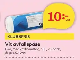 Hemköp Vit avfallspåse erbjuda