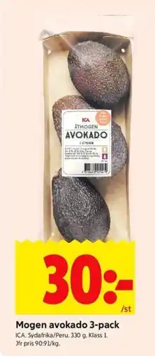 ICA Kvantum ICA Mogen avokado 3-pack erbjuda