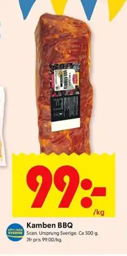 ICA Kvantum SCAN Kamben bbq erbjuda