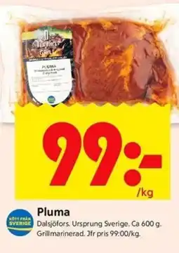 ICA Kvantum Pluma erbjuda