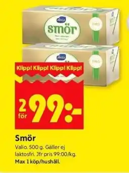 ICA Kvantum VALIO Smör erbjuda