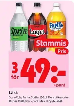 ICA Kvantum Läsk erbjuda