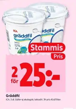 ICA Kvantum ICA Gräddfil erbjuda