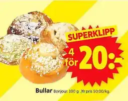 ICA Supermarket Bullar Bonjour erbjuda