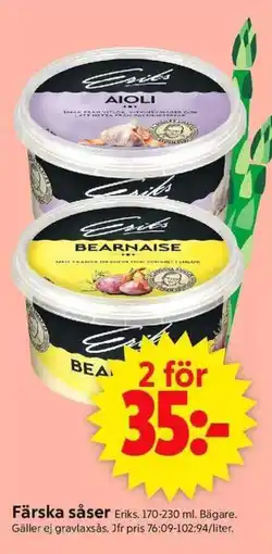 ICA Supermarket ERIKS Färska såse erbjuda