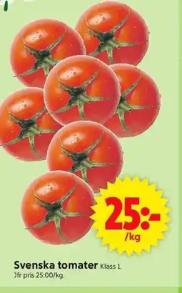 ICA Supermarket Svenska tomater Klass 1. erbjuda