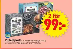 ICA Supermarket ICA Pulled pork erbjuda