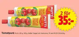 ICA Supermarket MUTTI Tomatpuré erbjuda