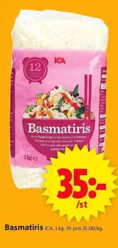 ICA Supermarket ICA Basmatiris erbjuda