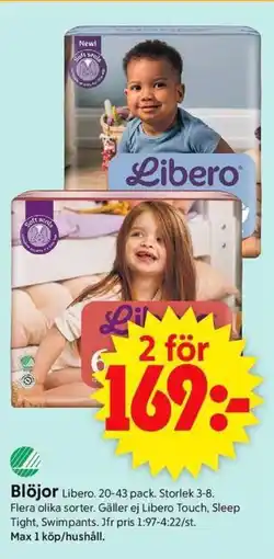 ICA Supermarket LIBERO Blöjor erbjuda