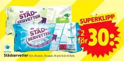ICA Supermarket ICA Städservetter erbjuda