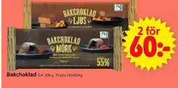 ICA Supermarket ICA Bakchoklad erbjuda