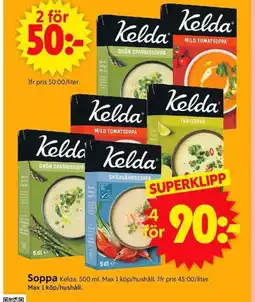 ICA Supermarket KELDA Soppa erbjuda