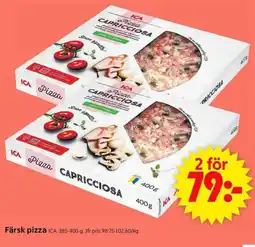 ICA Supermarket ICA Färsk pizza erbjuda