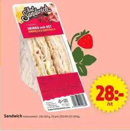 ICA Supermarket Sandwich Italsandwich erbjuda
