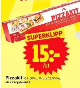 ICA Supermarket ICA Pizzakit erbjuda