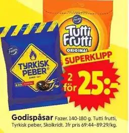 ICA Supermarket FAZER Godispåsar erbjuda
