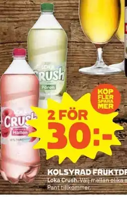 Coop Kolsyrad fruktdryck erbjuda