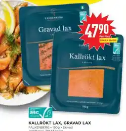 Willys Kallrökt lax, Gravad lax erbjuda
