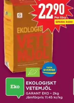 Willys EKOLGISKT VETEMJÖL erbjuda