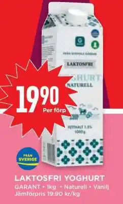 Willys LAKTOSFRI YOGHURT erbjuda