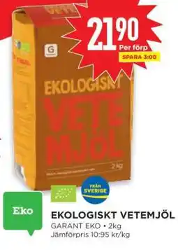 Willys EKOLIGISKT VETEMJÖL erbjuda