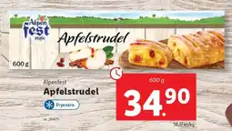 Lidl Alpenfest Apfelstrudel erbjuda