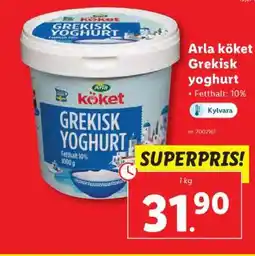 Lidl Arla köket grekisk yoghurt erbjuda
