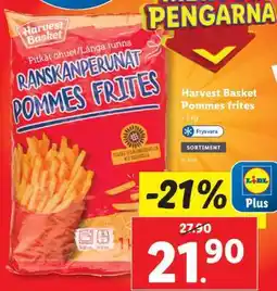 Lidl HARVEST BASKET Pommes frites erbjuda
