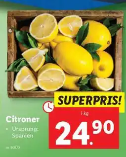 Lidl Citroner erbjuda
