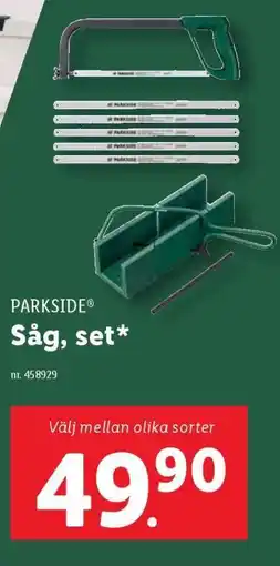 Lidl PARKSIDE Såg, set erbjuda