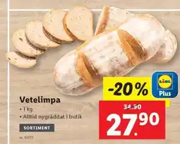Lidl Vetelimpa erbjuda