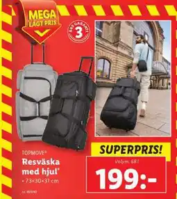 Lidl TOPMOVE Resväska med hjul erbjuda