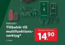 Lidl PARKSIDE Tillbehör till multifunktionsverktyg erbjuda